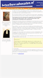 Mobile Screenshot of betaalbareadvocaten.nl